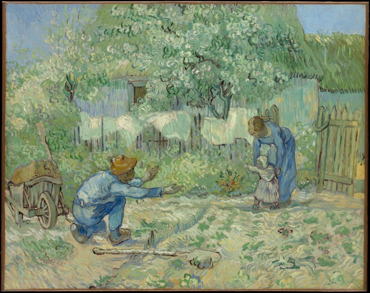 First Steps, after Millet, Vincent van Gogh, The Metropolitan Museum of Art