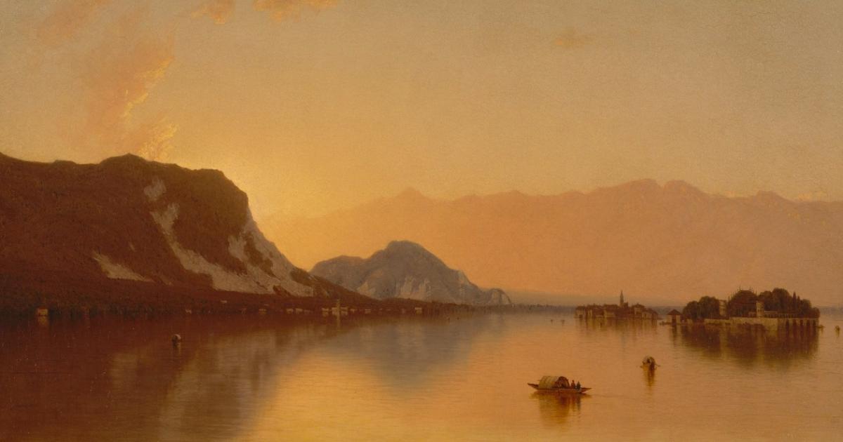 Sanford Robinson Gifford, Isola Bella in Lago Maggiore, @metmuseum