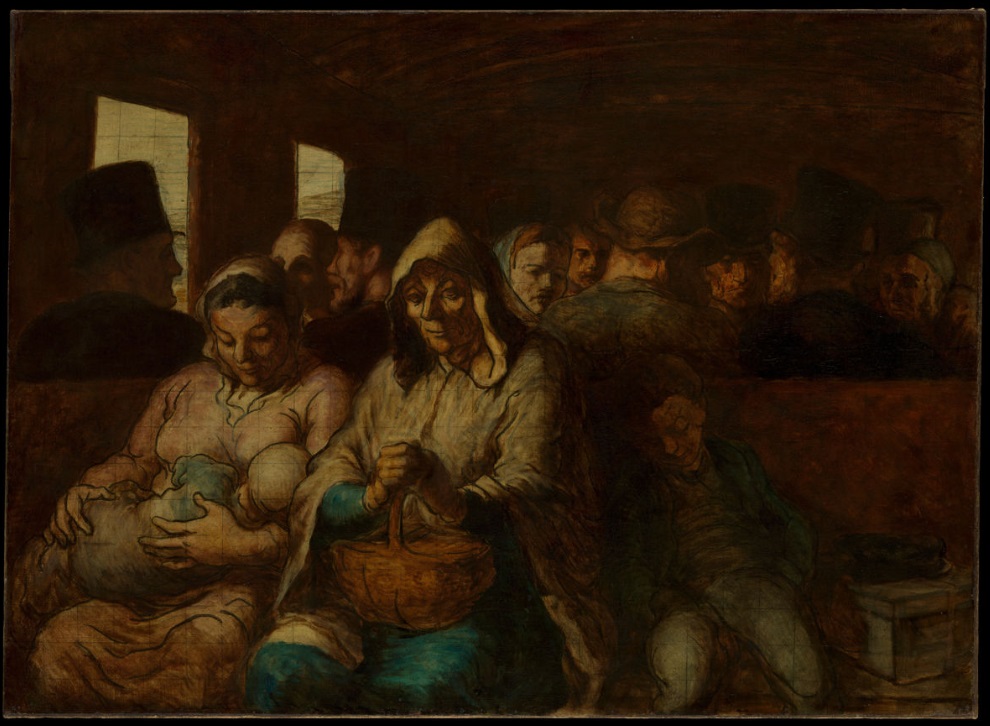 Honoré Daumier, 'The Third-Class Carriage', The Metropolitan Museum of Art