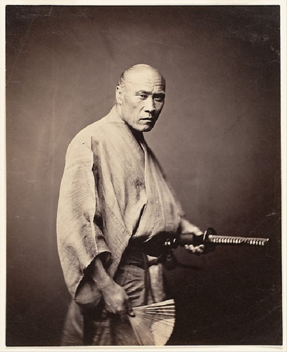 Felice Beato, 'Samurai, Yokohama', The Met Fifth Avenue