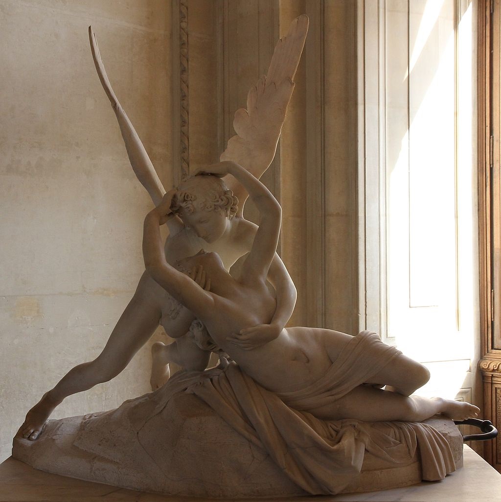 Psyche Revived by Cupid's Kiss, 	Antonio Canova, Musée du Louvre