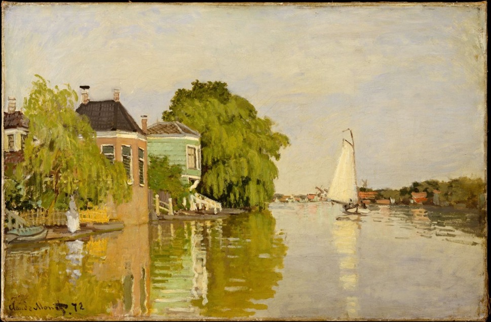 Houses on the Achterzaan, Claude Monet, Metropolitan Museum of Art