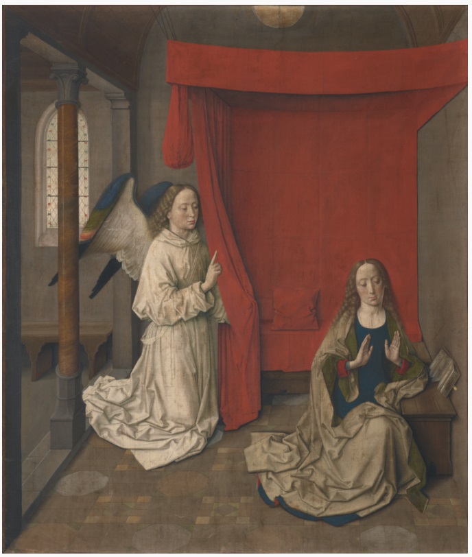 The Annunciation, Dieric Bouts. The J. Paul Getty Museum