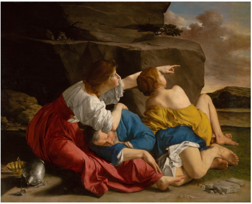 Lot and His Daughters, Orazio Gentileschi. The J. Paul Getty Museum.